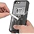 iPhone 6s Case, ZVE Multifunctional Cigarette Lighter Cover for iPhone 6/6s Built-in Cigarette Lighter/bottle Opener/ Camera Stable Tripod Case (Black)