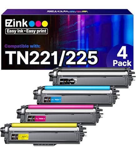 Amazon.com: Brother Genuine TN221BK, TN221C, TN221M, TN221Y