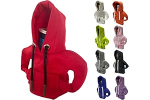 Jamo Homzi Car Shift Knob Hoodie,2Pcs Funny Gear Shift Knob Cover,Winter Warm Shift Knob Cover Sweater Shirt,Automotive Interior Novelty Accessories Decorations,Universal Fit Knob Cover Gift