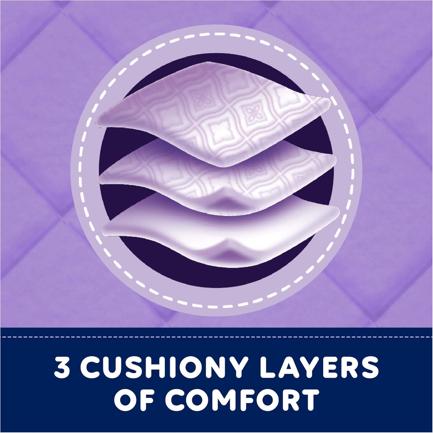 Quilted Northern Ultra Plush Tissue Mega Rolls Sweet Lilac Vanilla Scented Tube – Toilet Paper, White, 24 Count: Health & Personal Care