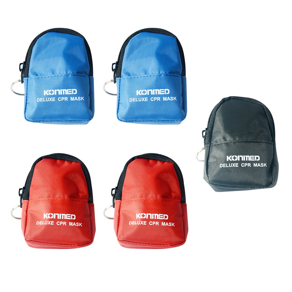 Amazon Com Pelvifine Cpr Mask Face Shield Key Chain Kit One Way Valve Mask With Latex Free Gloves 5 Packs Industrial Scientific