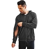 Deyeek Dialysis Sweatshirts with Arm Zipper Jacket Full-Zip Lightweight Hemodialysis Cotton Jacket with Pockets