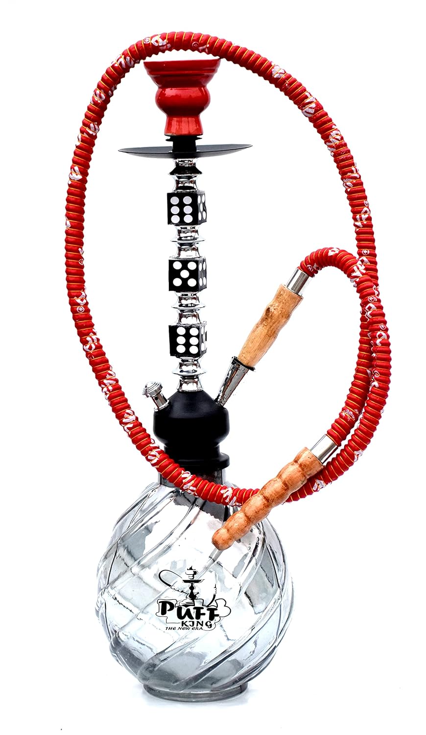 Puff King Hookah Pot Set for Flavour Hukka and Refreshment Big Size