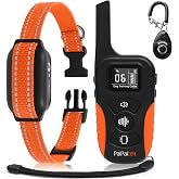PaiPaitek Dog Vibration Collar with Controller No Shock, 3300ft Waterproof Training Dog Collar Beep and Vibrate Only, Security Lock &amp; Rechargeable Vibrating Collar for Dogs 5-120 lbs - No Prongs