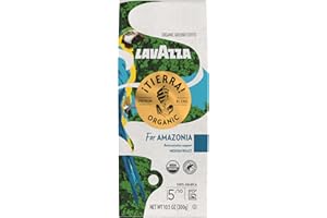 Lavazza, ¡Tierra Organic 鶹ia Ground Coffee Medium Roast 300g Bag, Floral Notes Authentic Italian, Blended And Roated in 
