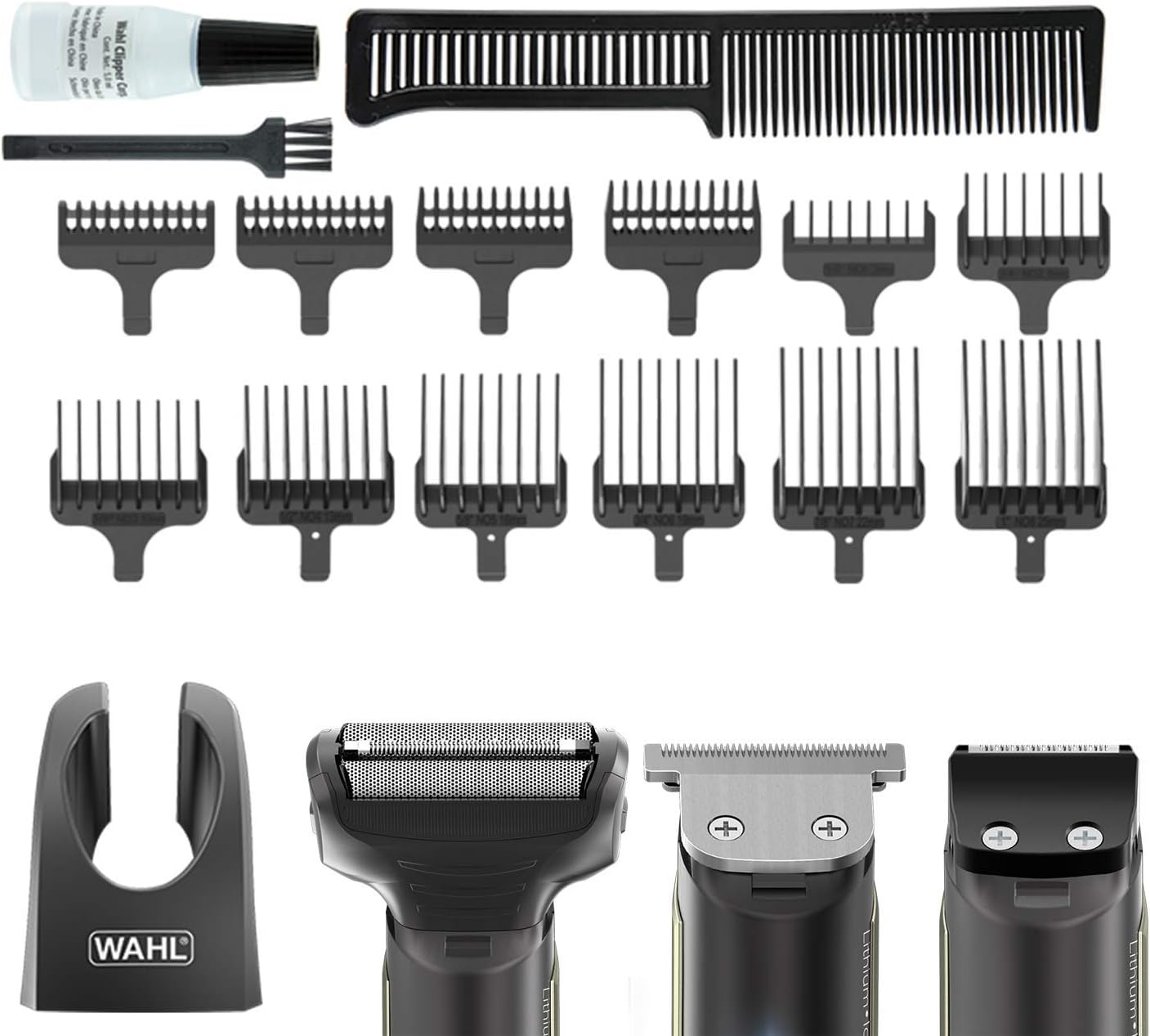 Trimmers by WAHL Lithium Ion Blitz 3-in-1 Beard Trimmer, Black - Image 3