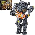 Titan 2 Mech Robot Building Kit, Titan Game Mech Action Figure Building Blocks Set, Compatible with Lego, Cool Robots Toys Gift for Fans Boys Kids Birthday Christmas (875 PCS)