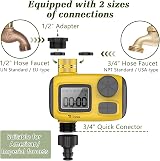 TRJZWA Water Timer with LCD, 3 Programs, Child Lock, Rain Delay view 7