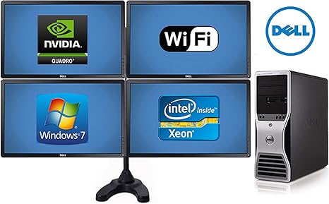 Autocad 3d 2d Computer System Dell Precision T5500 Workstation 32gb Ram 8 Core 2x 2 66ghz Quad Xeon Upto 2 93ghz 500gb Ssd 4tb 4 X 22