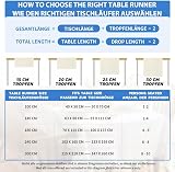 Artoid Mode Light Brown Summer Table Runner 40x240 cm Polyester view 6