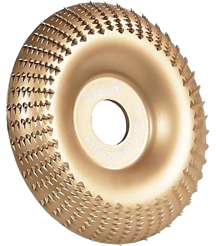 Wood Shaping Discs 4-Piece Angle Grinder Wood Carving Disc Set - Wood ...