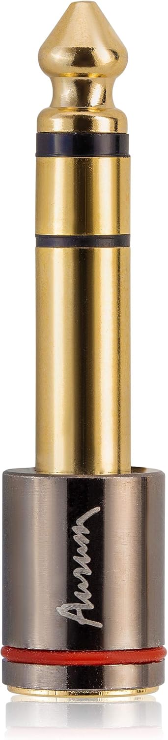 Aurum Cables 3-Pack 6.35mm Male to 3.5mm Female Stereo Adapter: Electronics