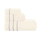 MyOwn Ultra Soft 3 Pack Cotton Towel Set, Contains