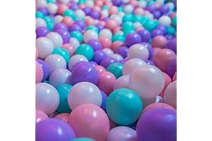 Lovgrils Ball Pit Balls 50 for Kids, Purple Balls for Ball Pit 50 Count BPA Free Crush Proof Plastic Pit Balls for Baby Ball Pit,Toys Ball Brithday Party Decoration Include a Net Bag-2.2inch 5.5cm