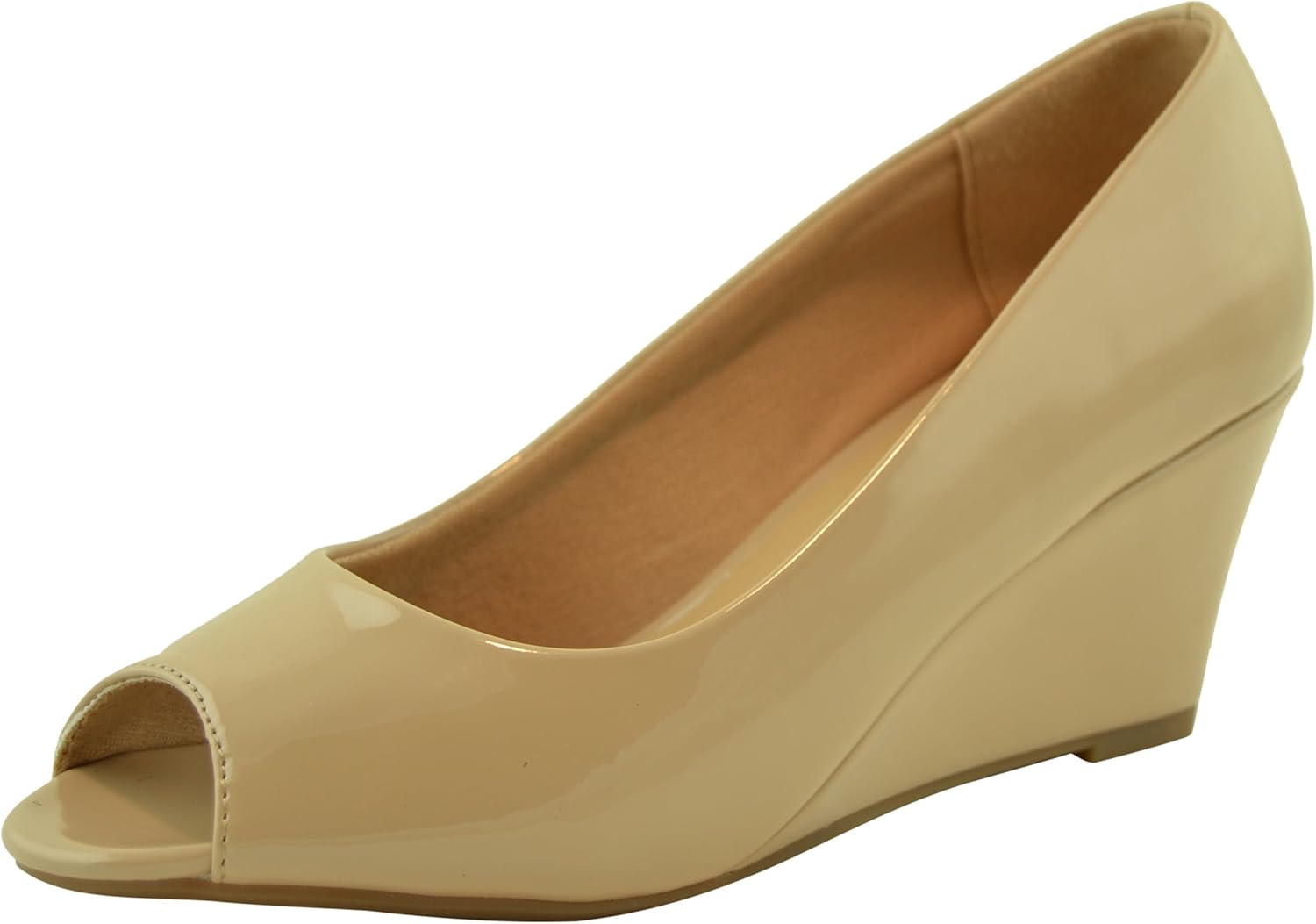 wedge pumps open toe