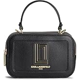 KARL LAGERFELD Women's Simone Solid Top Zip Crossbody