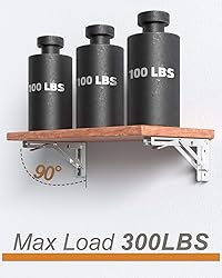 20-Inch Foldable Brackets for DIY Folding Shelves