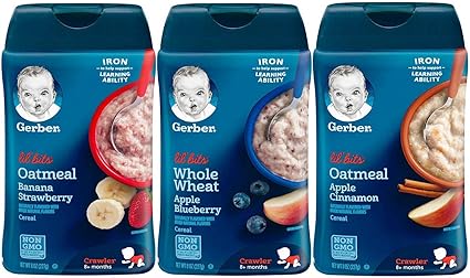 gerber lil bits oatmeal apple cinnamon