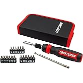 CRAFTSMAN Ratcheting Screwdriver, Multibit Set, 26-Piece (CMHT68001)