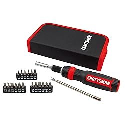 CRAFTSMAN Ratcheting Screwdriver, Multibit