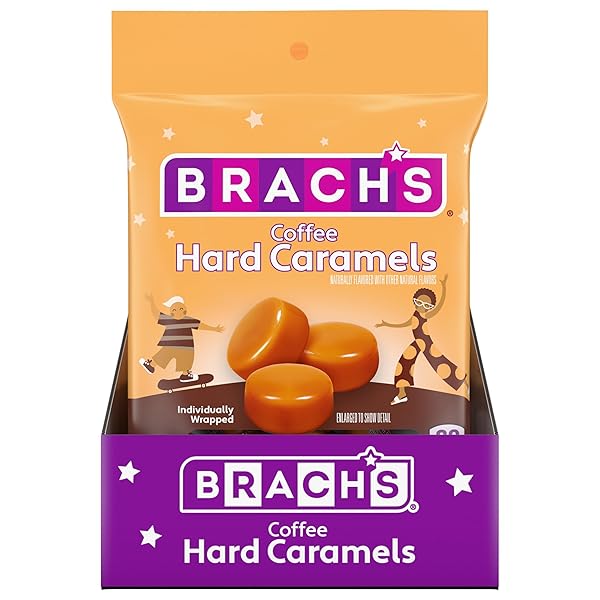 BRACH’S NIPS COFFEE FLAVORED HARD CANDY, INDIVIDUALLY WRAPPED CANDY, 3.25 OUNCE BAGS