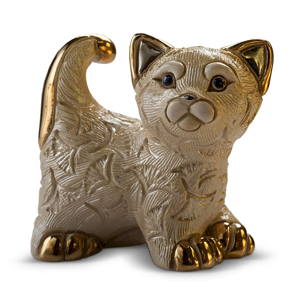 De Rosa Rinconada - Abanico Cat Ceramic Figurine