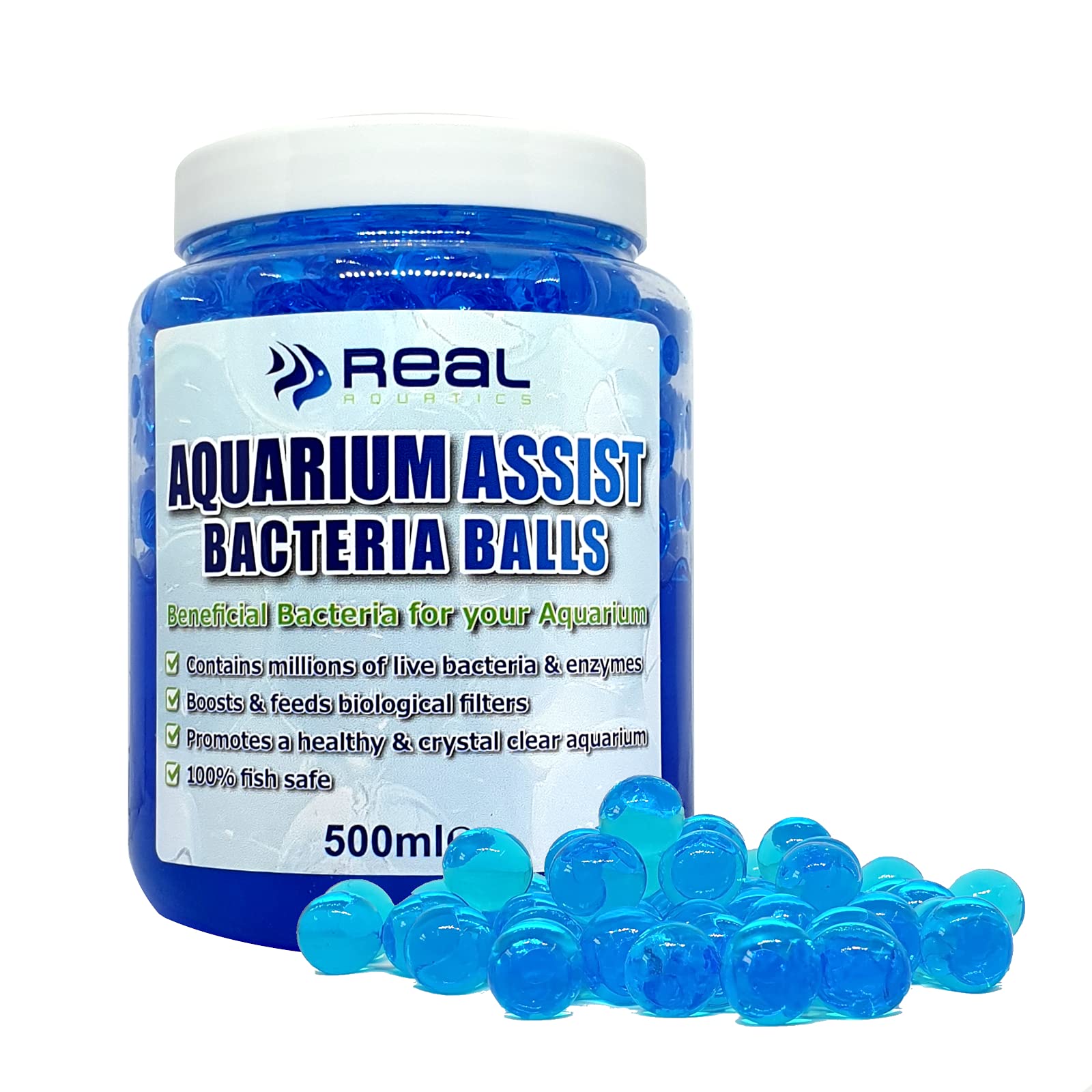 Aquarium Filter Start AQUARIUM ASSIST Beneficial Bacteria Balls (500ml)
