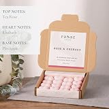 Fosse Living Rose & Rhubarb Soy Wax Melts 16 Pack – Pet Safe view 4