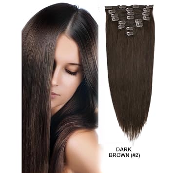 Amazon Com Cheap Clip In 100 Remy Human Hair Extensions 16 20