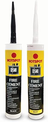 Hotspot Fire Cement 310ml High Temp Sealant Black or Buff view 5