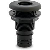 Flow-Rite MA-041-QLB Qwik-Lok Thru-Hull Straight