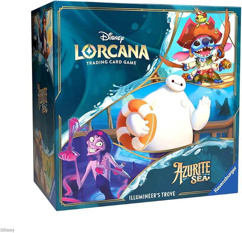 Ravensburger Disney Lorcana Illumineer’s Trove Azurite Sea Set 6
