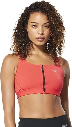 zip front swimsuit top