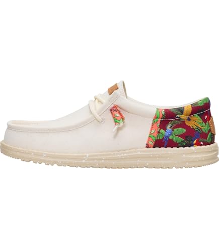 Hey Dude Wally Funk Vintage Blanket Off White Geometric Men\'s Shoes Size M10 NEW Amazon.com | HEYDUDE Wally Funk Surf Blanket Loafer Shoe  main image 2