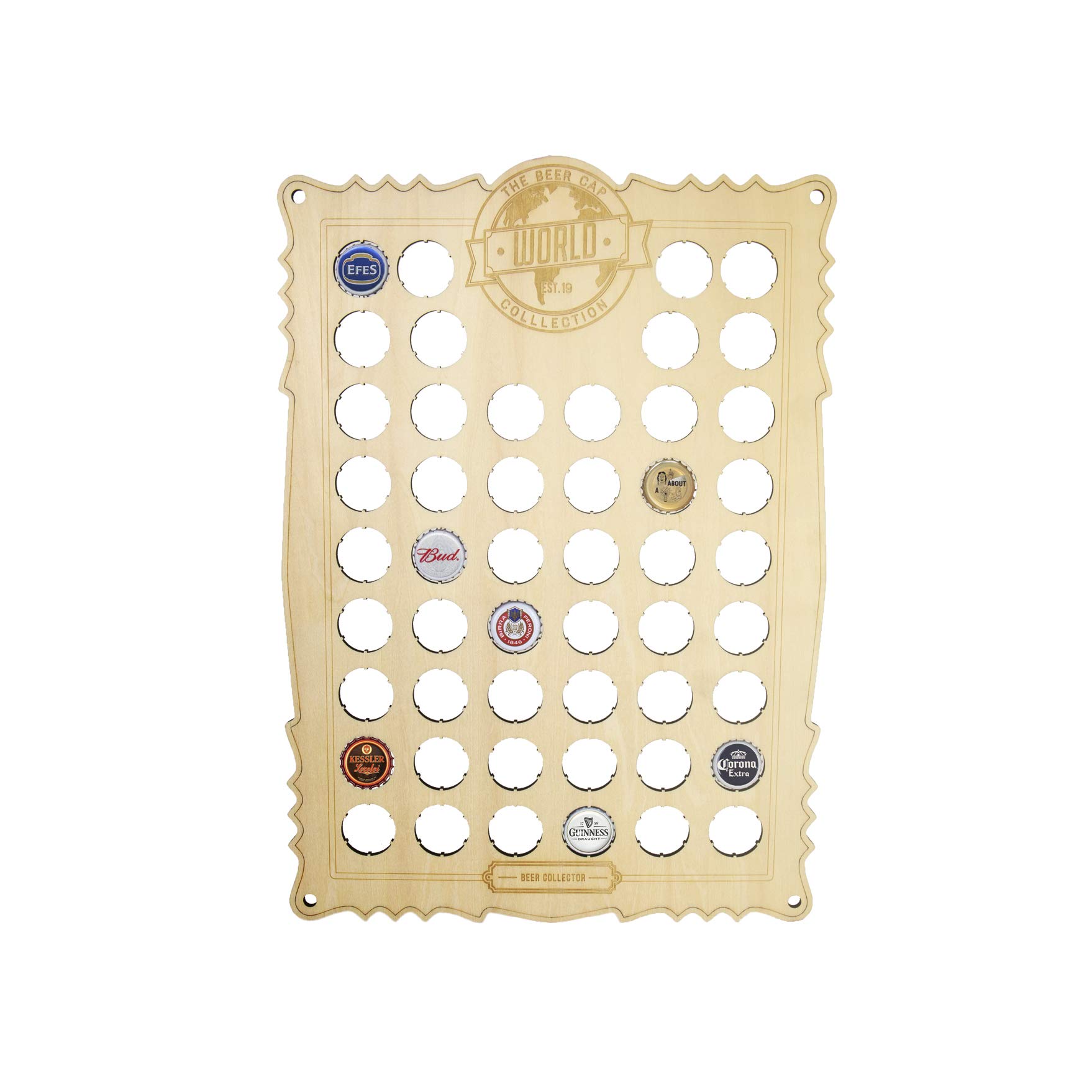 Gift Republic Beer Cap Collecting Board, W28 x H28 cm