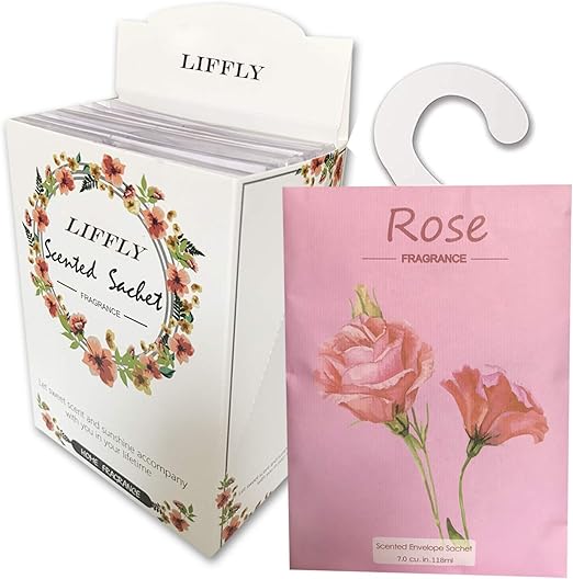 Amazon Com 8 Large Packs Rose Scented Sachets Fit Drawer And