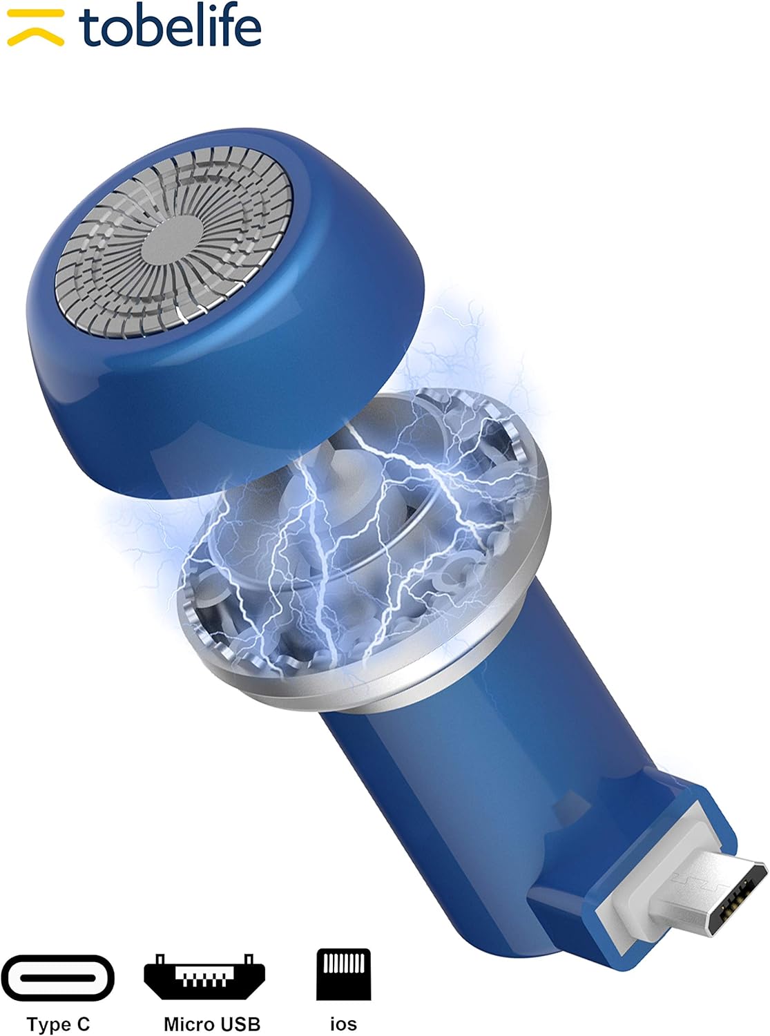 Tobelife Portable Electric Iphone Razor Mini USB TypeC Shaver with