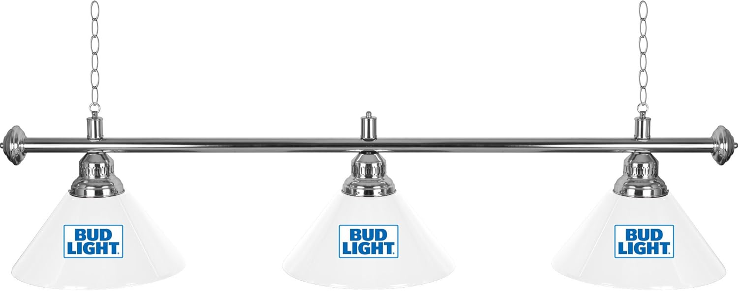 Amazon Com Bud Light 3 Shade Billiard Pool Table Lamp Sports Outdoors