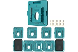 Battery Holder Compatible for Makita 18V Battery Mounts Dock Holder Work for BL1860 BL1850 BL1840 BL1830(10 Pack, w/20 Screws