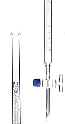 EISCO Class A 50mL Borosilicate Burette - 0.1mL