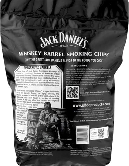 RUMO Barbeque Jack DanielS Whisky Chips de Incienso – Barbacoa ...