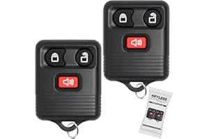 KeylessPros 3-Button Replacement Key Fob Keyless Entry Remote, Fits Ford, Lincoln, Mercury, Mazda F150 F250 F350 Escape Expedition Explorer Ranger, CWTWB1U345 (2-Pack)