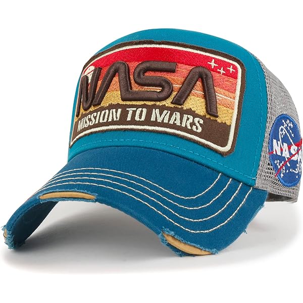 ililily Maui Embroidery Patch Casual Mesh Baseball Cap
