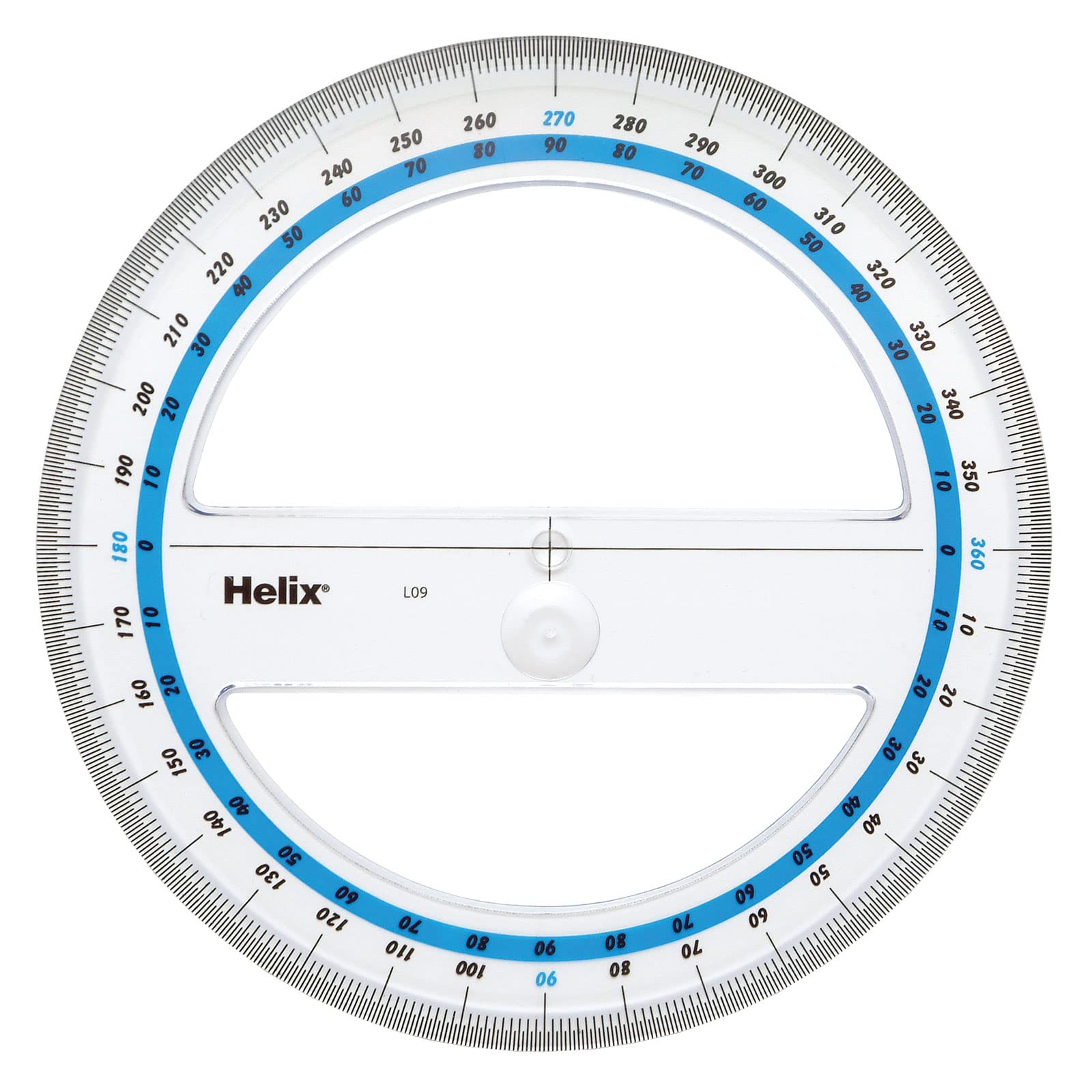 Helix 15cm / 360 Degree Protractor Angle Measure
