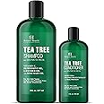 Botanic Hearth Tea Tree Shampoo 8fl oz and Conditioner 4 fl oz - with 100% Pure Tea Tree Oil, for Itchy and Dry Scalp, Sulfate/Paraben Free - for Men and Women