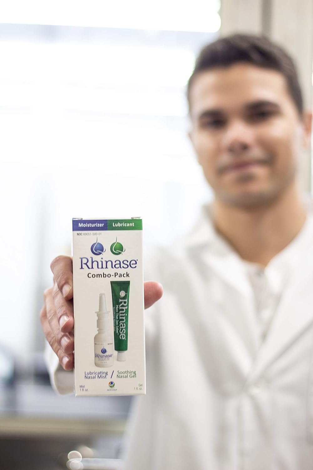 Rhinase (Nasal Gel 1 oz and Saline Nasal Spray 1 oz) Combo Pack for Dry Nose Sinus, Allergy and to Prevent Nosebleeds Caused by Nasal Dryness: Health & Personal Care