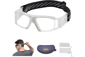 SooGree Sport Glasses for Men Women Basketball Football Sport Goggles Anti Fog Shock Collision Wearable Glasses