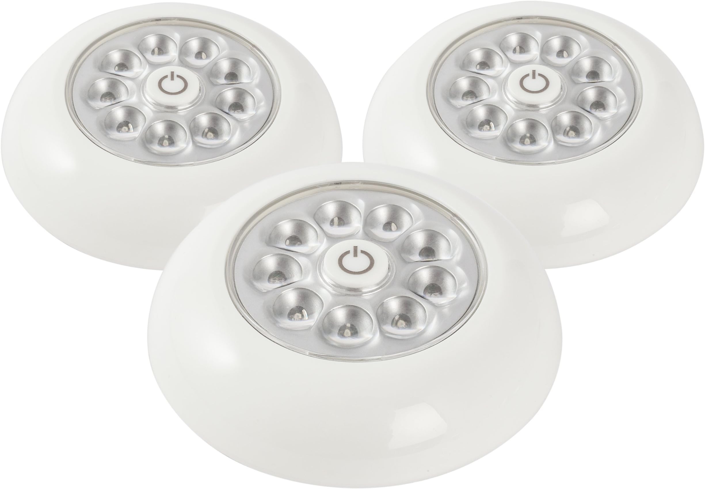 Mylite9 LED Touch Light, 3 Pack, White