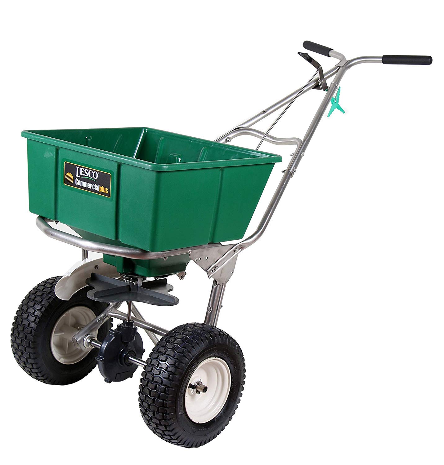 Amazon.com : Lesco High Wheel Fertilizer Spreader with Manual Deflector -  101186 - Replaces 091186 : Lawn And Garden Spreaders : Garden & Outdoor