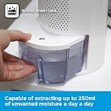 Black+Decker 900ml Portable Mini Dehumidifier White BXEH60001GB view 4